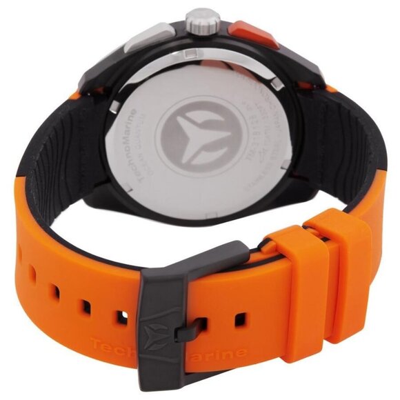 NWT Authentic Technomarine Ocean Chronograph Quartz Black Dial Men's Watch - Picture 3 of 3